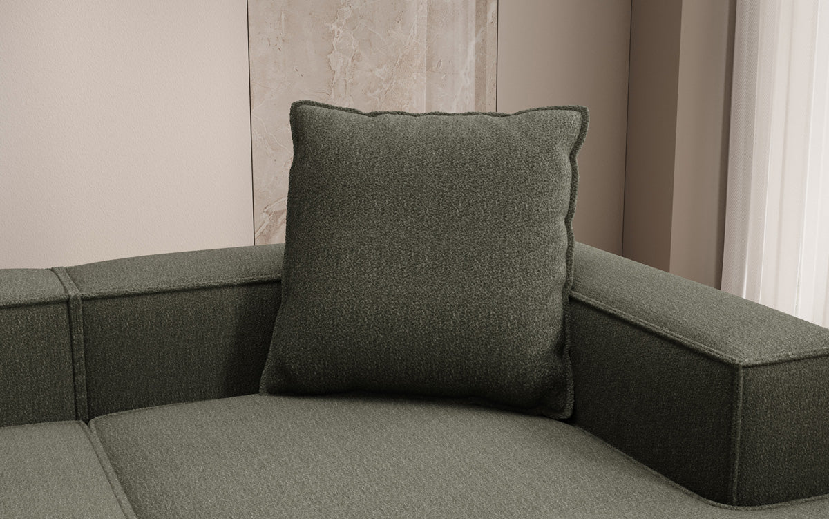 Zierkissen Lesley 60x60 in Bouclé