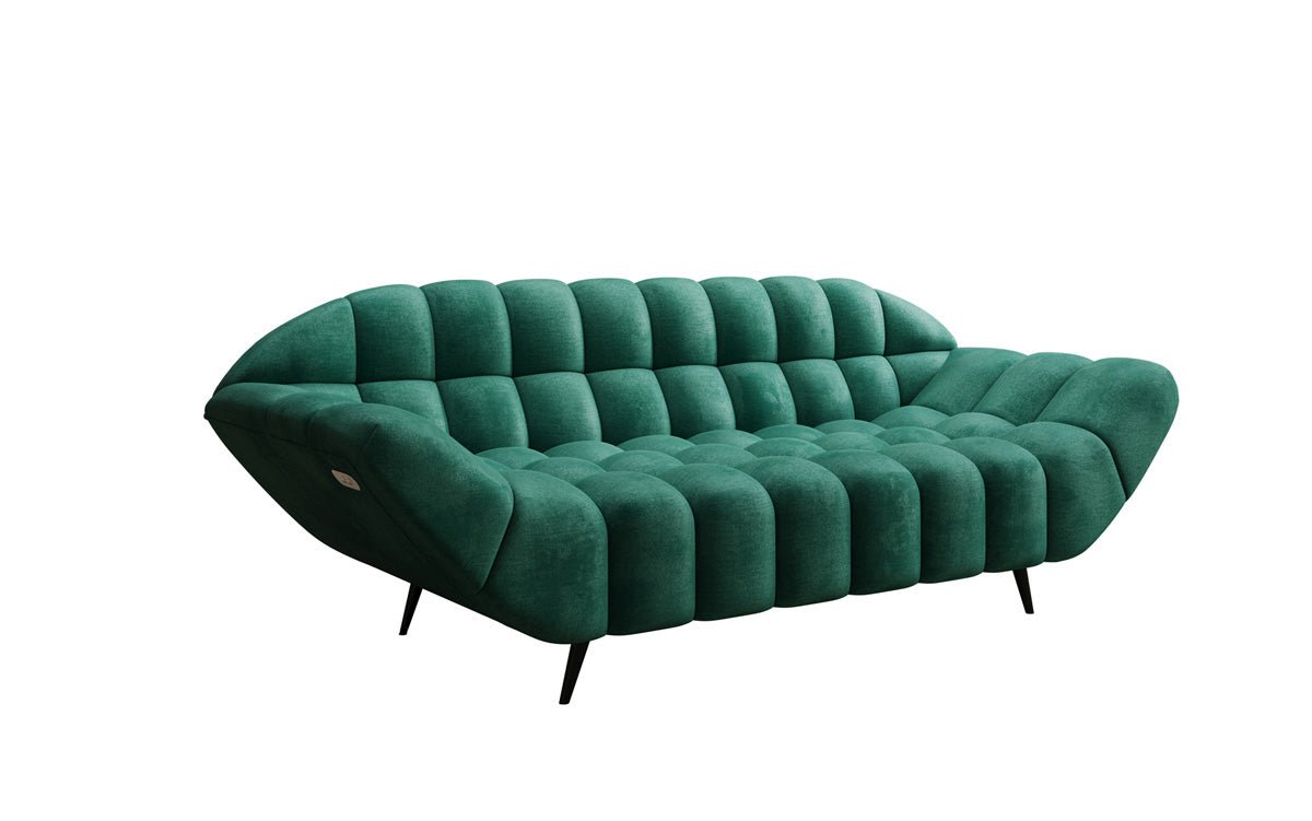 Designer 2 Sitzer Sofa Amora in Samt