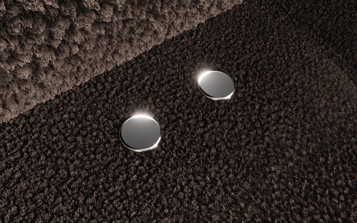 Designer Sofa Sydney L II Bouclé mit elektrischer Schlaffunktion