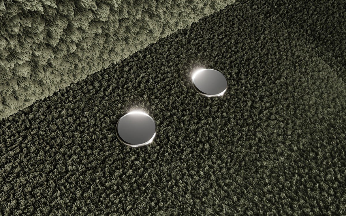 Designer Sofa Sydney L II Bouclé mit elektrischer Schlaffunktion