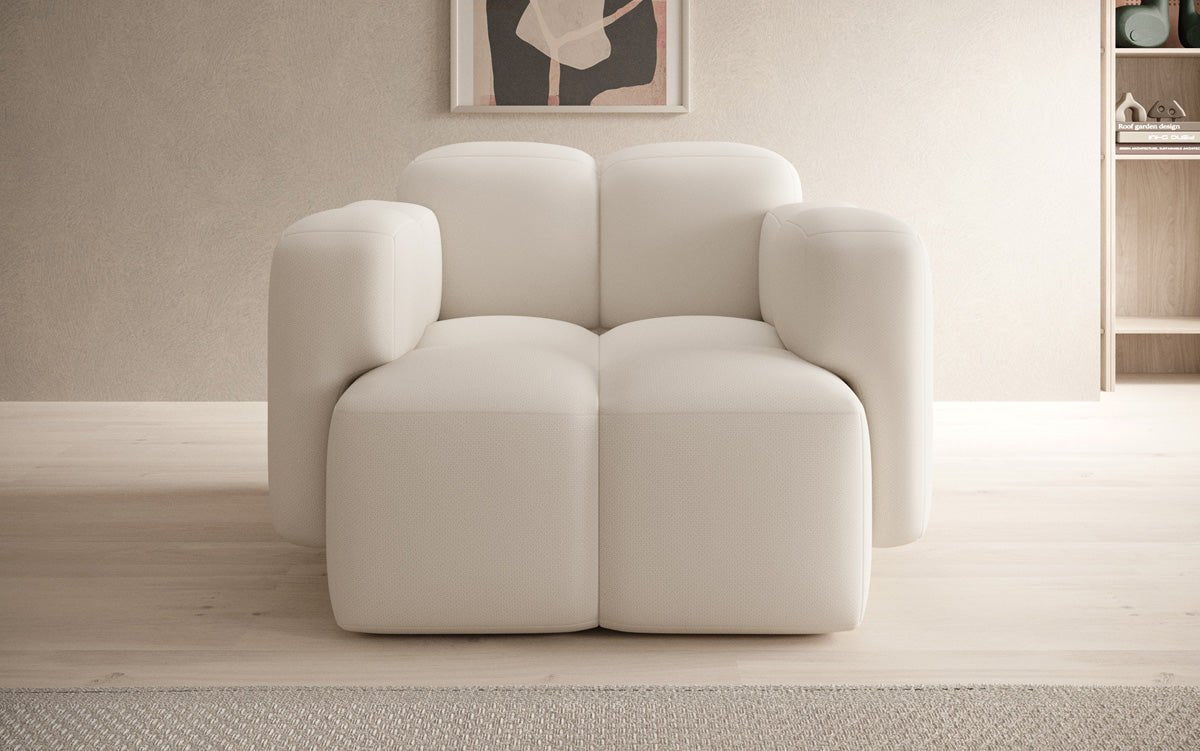 Designer Sofa-Sessel Celly in Stoff