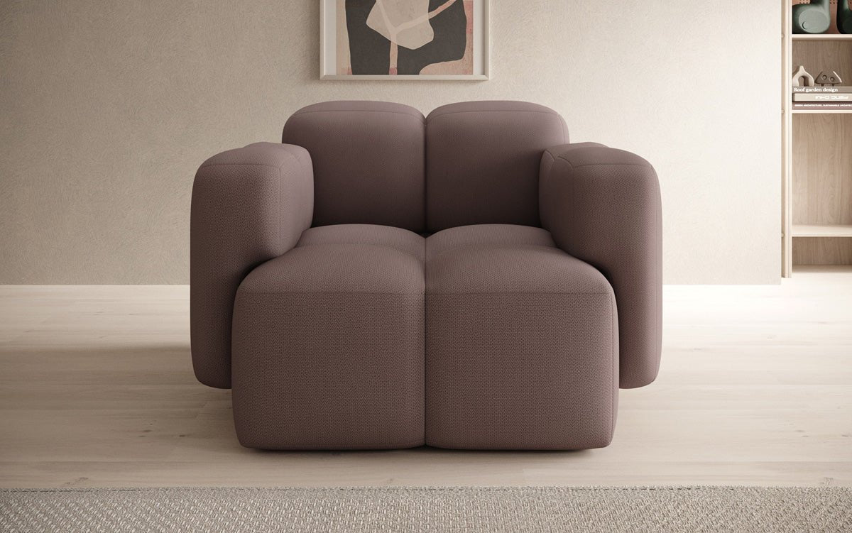 Designer Sofa-Sessel Celly in Stoff