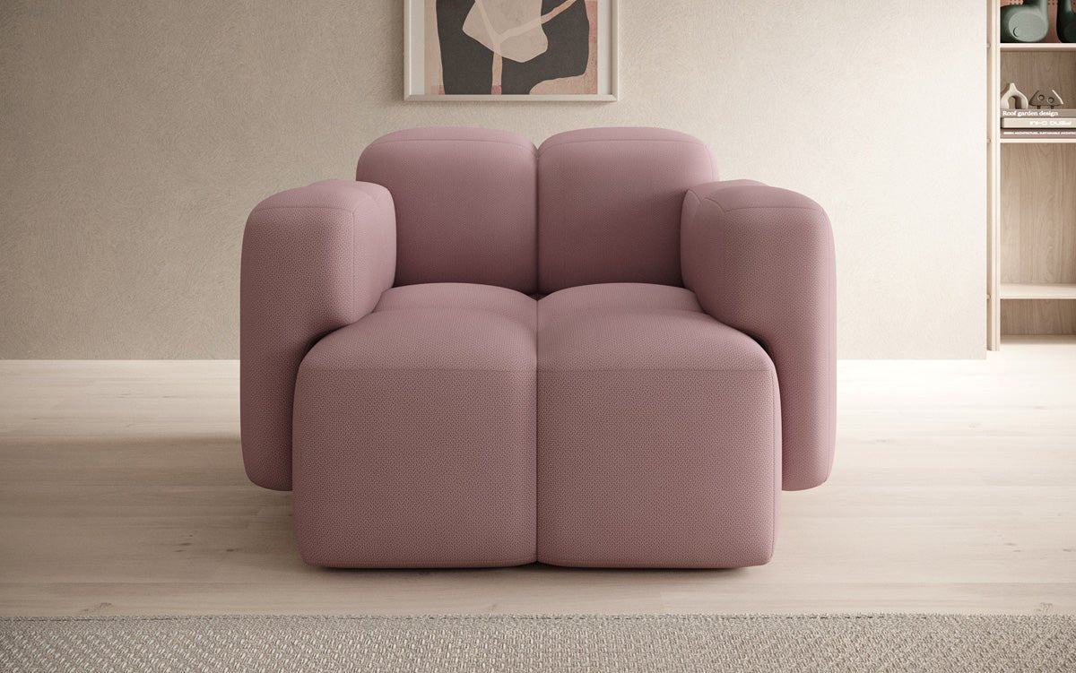 Designer Sofa-Sessel Celly in Stoff
