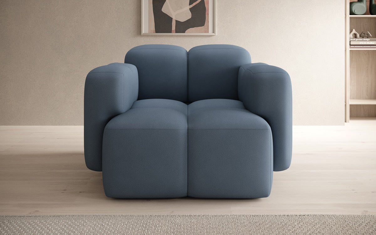 Designer Sofa-Sessel Celly in Stoff