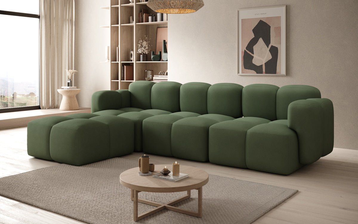 Designer L Sofa Celly in Stoff