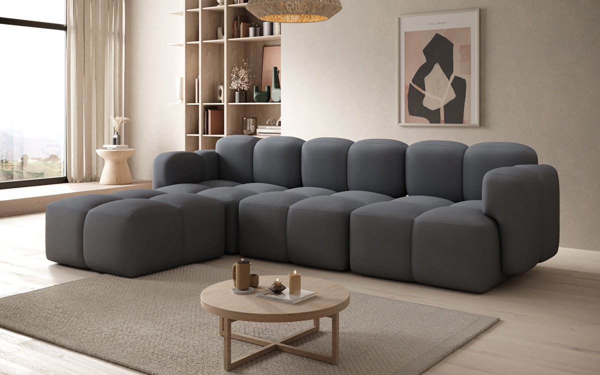 Designer L Sofa Celly in Stoff