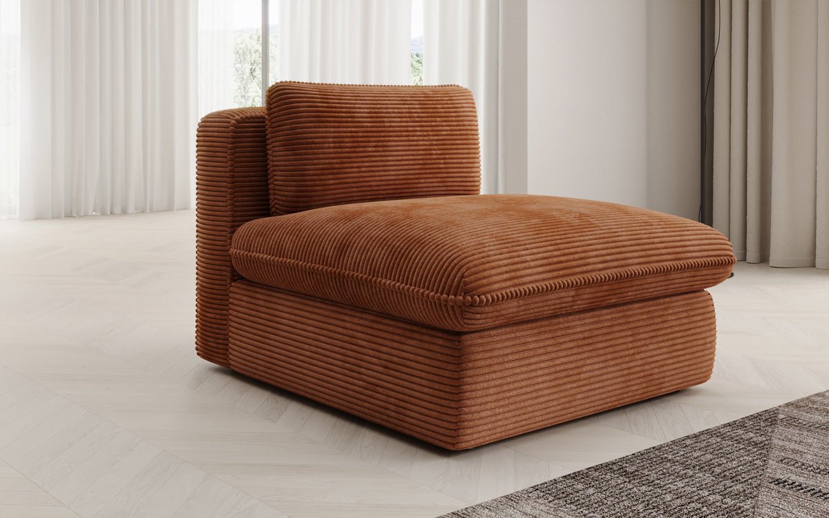 Designer Sofa-Lænestol Cuddle i Cordfløjl