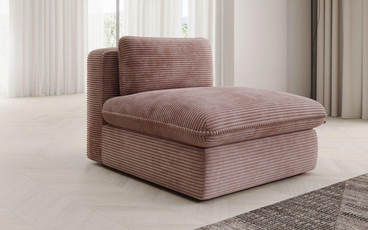 Designer Sofa-Lænestol Cuddle i Cordfløjl