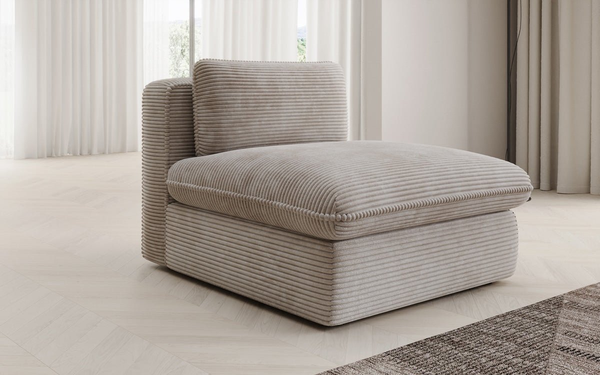 Designer Sofa-Lænestol Cuddle i Cordfløjl