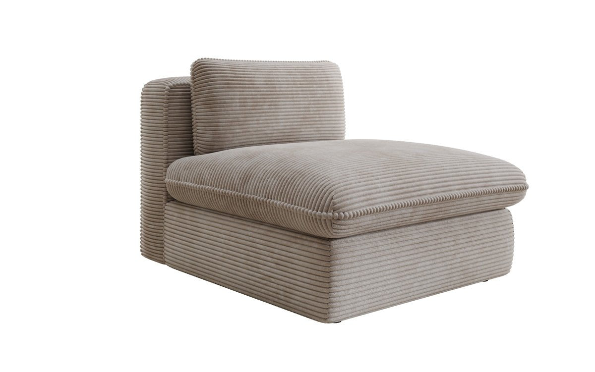 Designer Sofa-Lænestol Cuddle i Cordfløjl