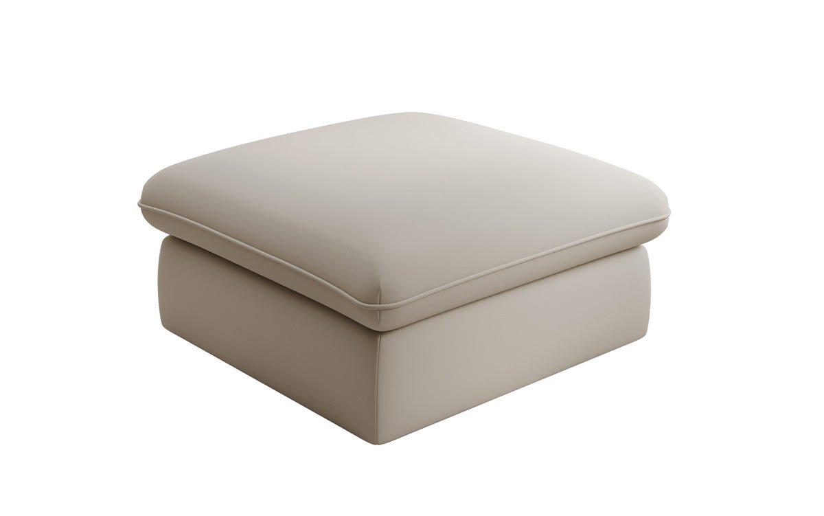 Beistellhocker Cuddle in Stoff 90x90cm