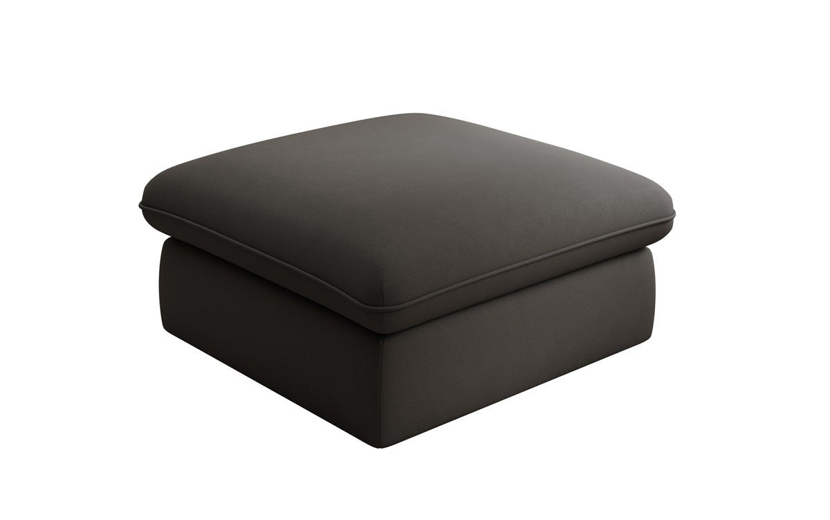 Beistellhocker Cuddle in Stoff 90x90cm