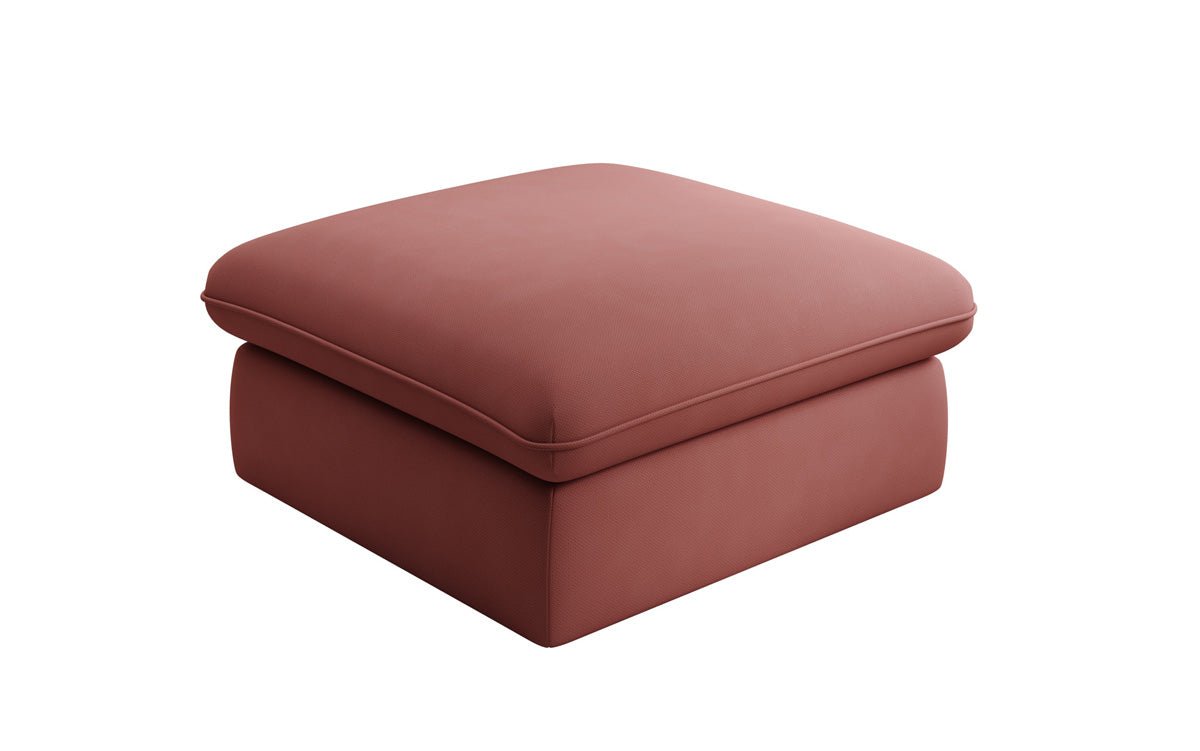 Beistellhocker Cuddle in Stoff 90x90cm