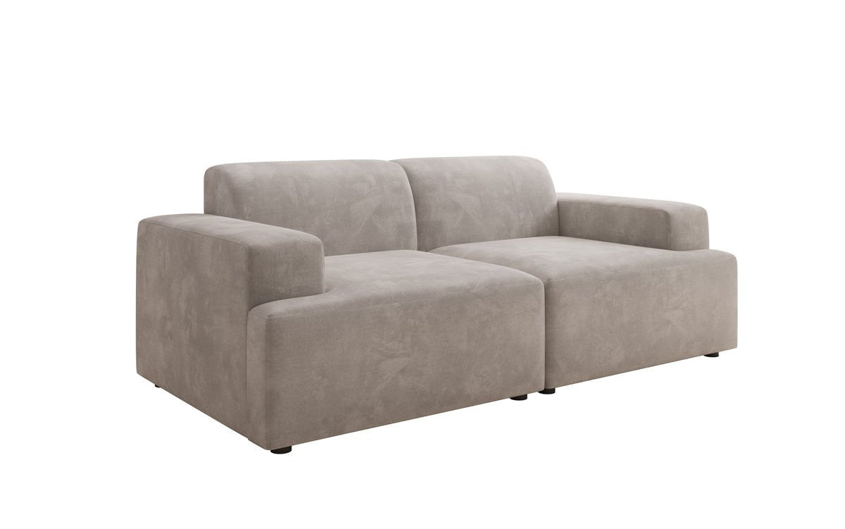 Designer 2 Sitzer Sofa Monza in Samt
