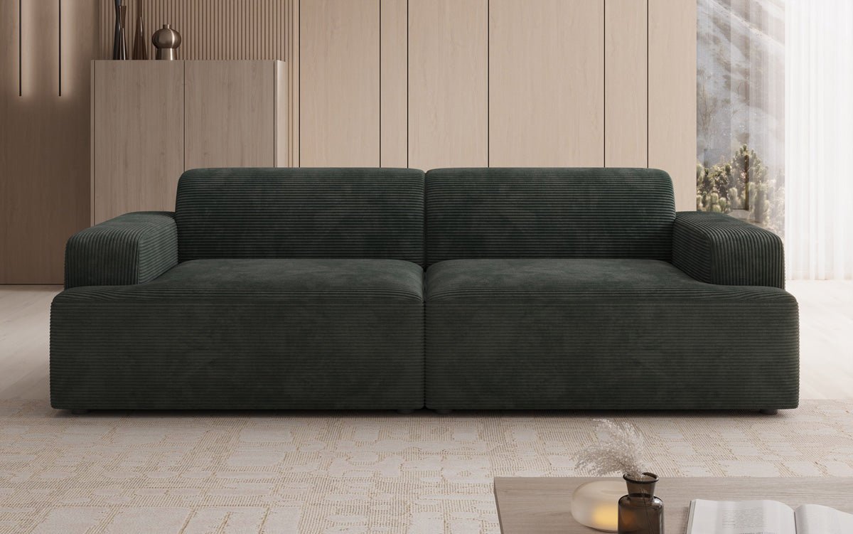 Designer 3 Sitzer Sofa Monza in Cord