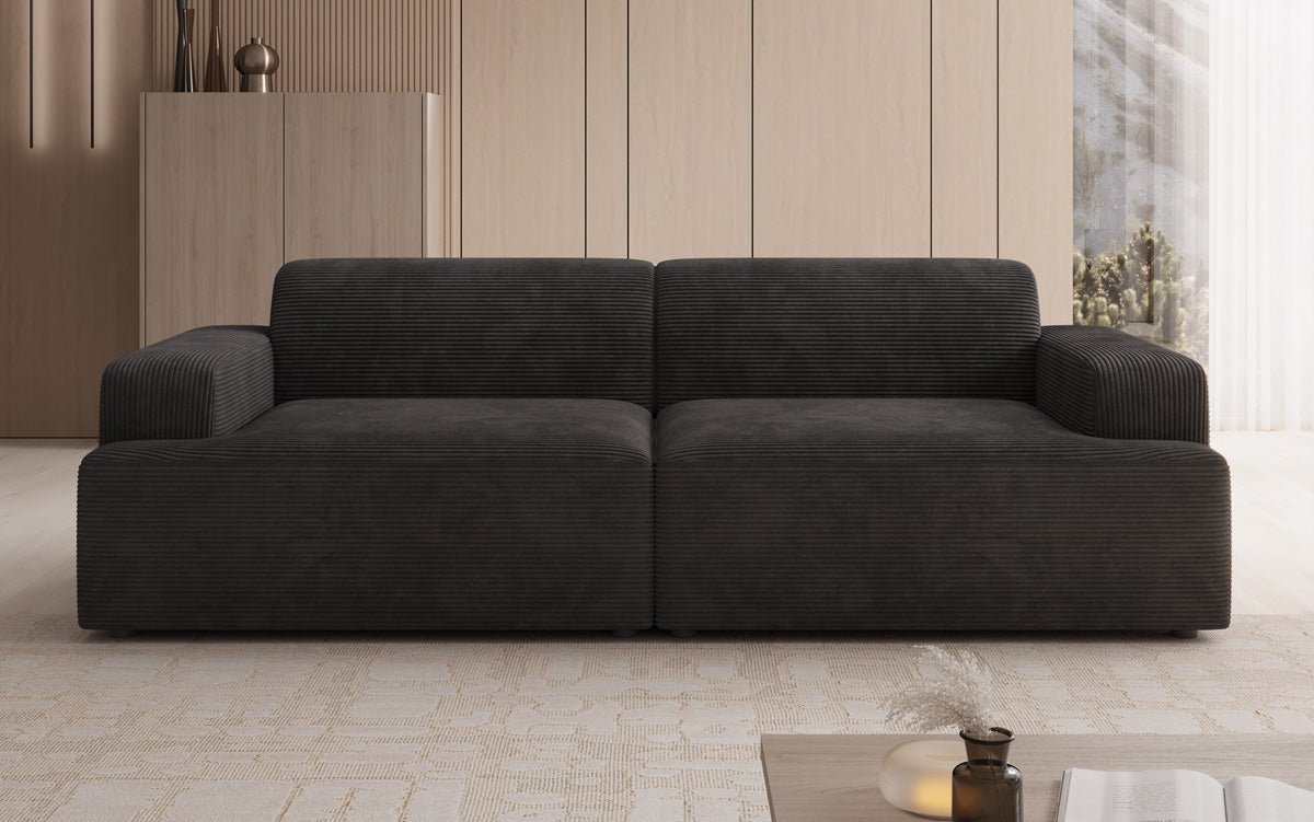 Designer 3 Sitzer Sofa Monza in Cord