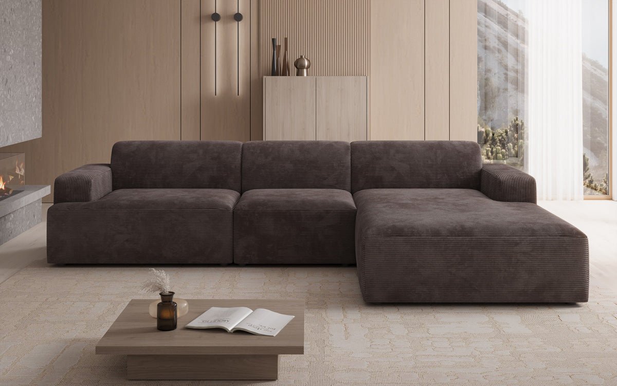 Designer Sofa Monza L Maxi in Cord