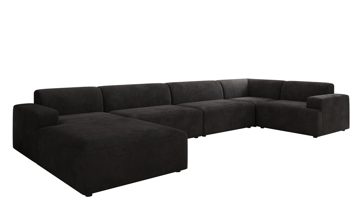 Designer Sofa Monza U XXL in Cord
