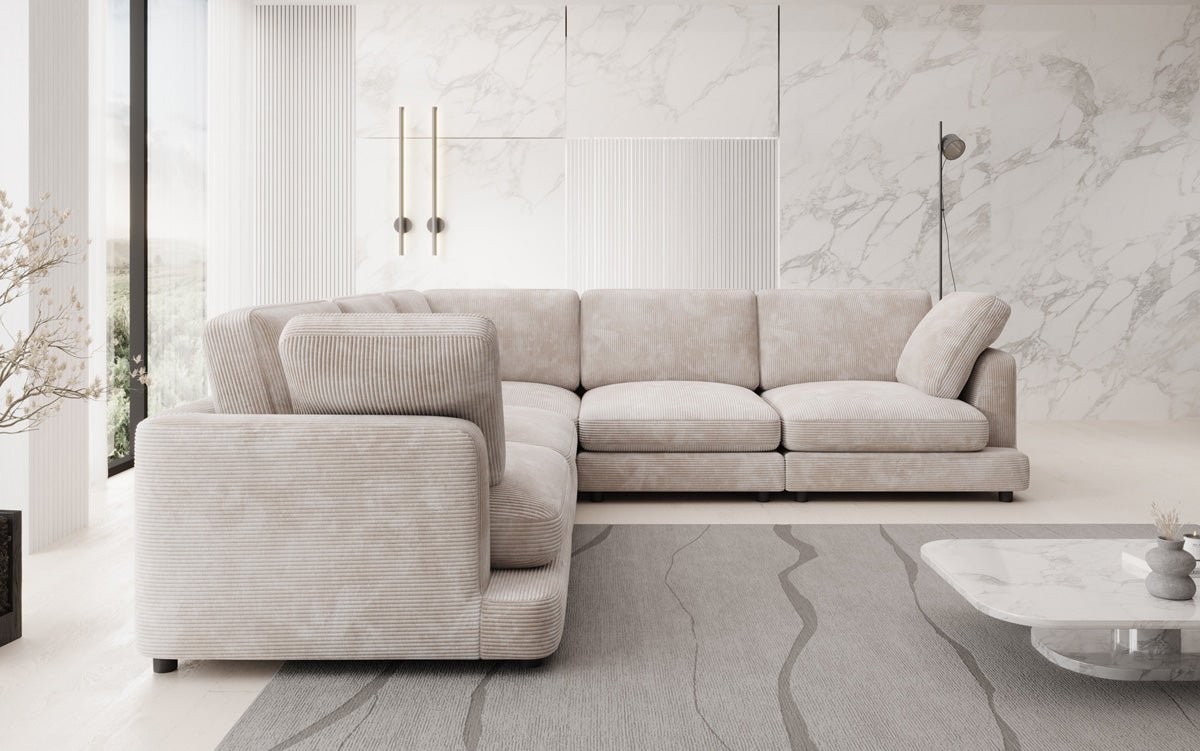 Designer Sofa Thalessa L Maxi in Cord