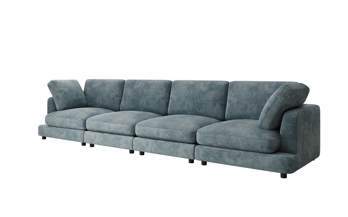 Designer 4 Sitzer Sofa Thalessa in Cord