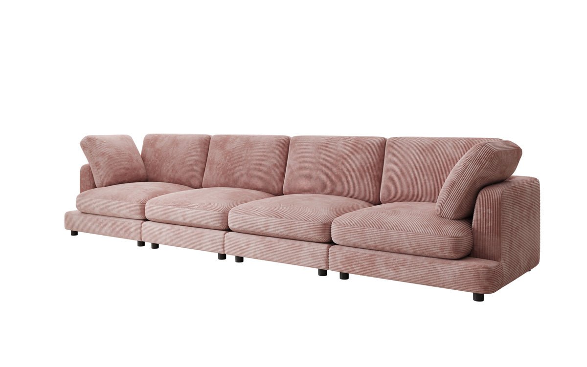 Designer 4 Sitzer Sofa Thalessa in Cord
