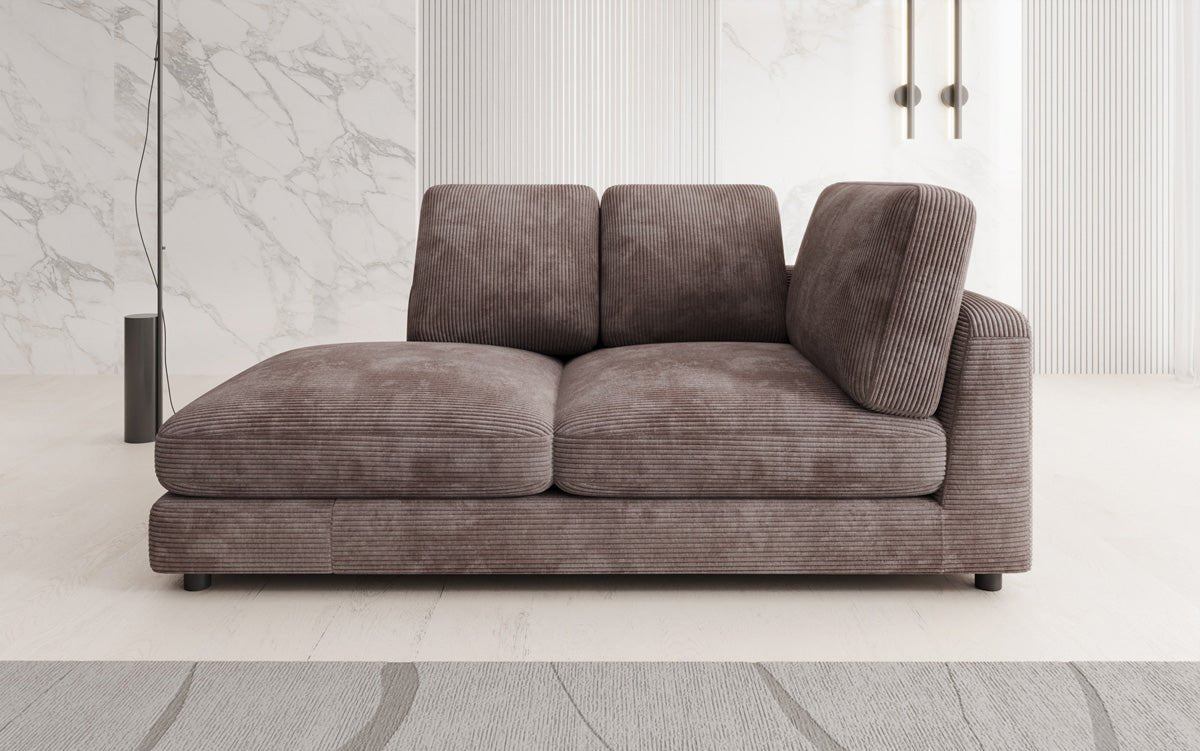 Designer Chaiselounge/Sofa Thalessa in Cord