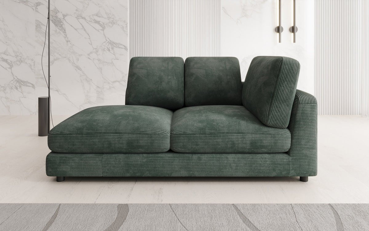 Designer Chaiselounge/Sofa Thalessa in Cord