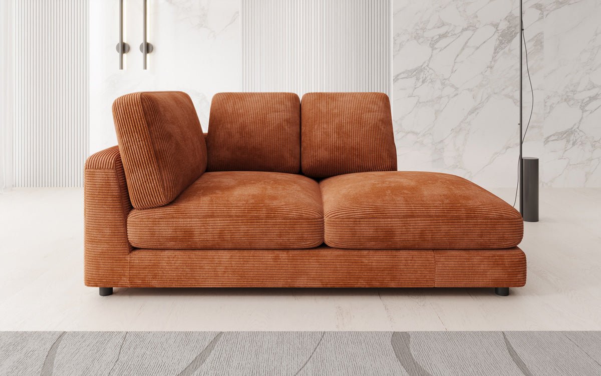 Designer Chaiselounge/Sofa Thalessa in Cord