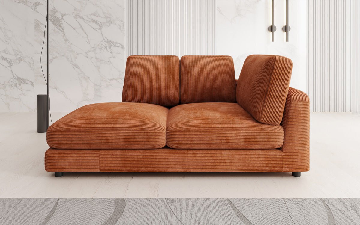 Designer Chaiselounge/Sofa Thalessa in Cord