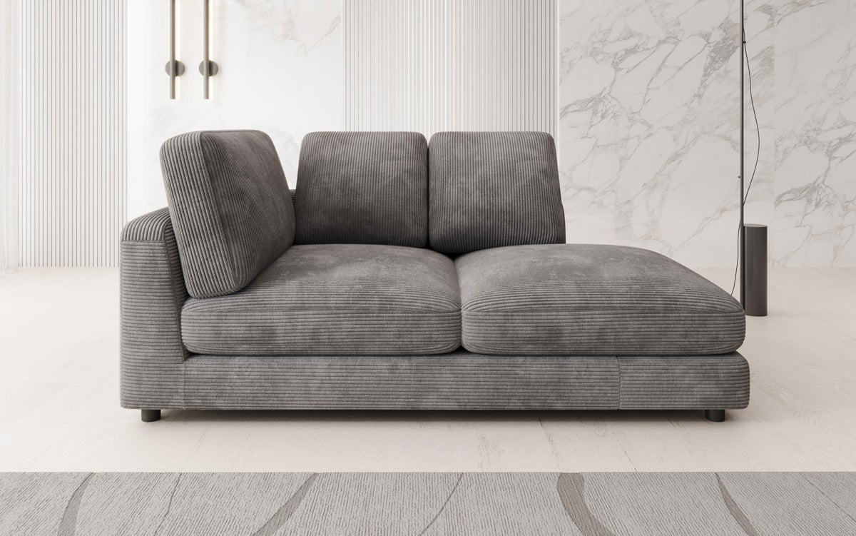 Designer Chaiselounge/Sofa Thalessa in Cord