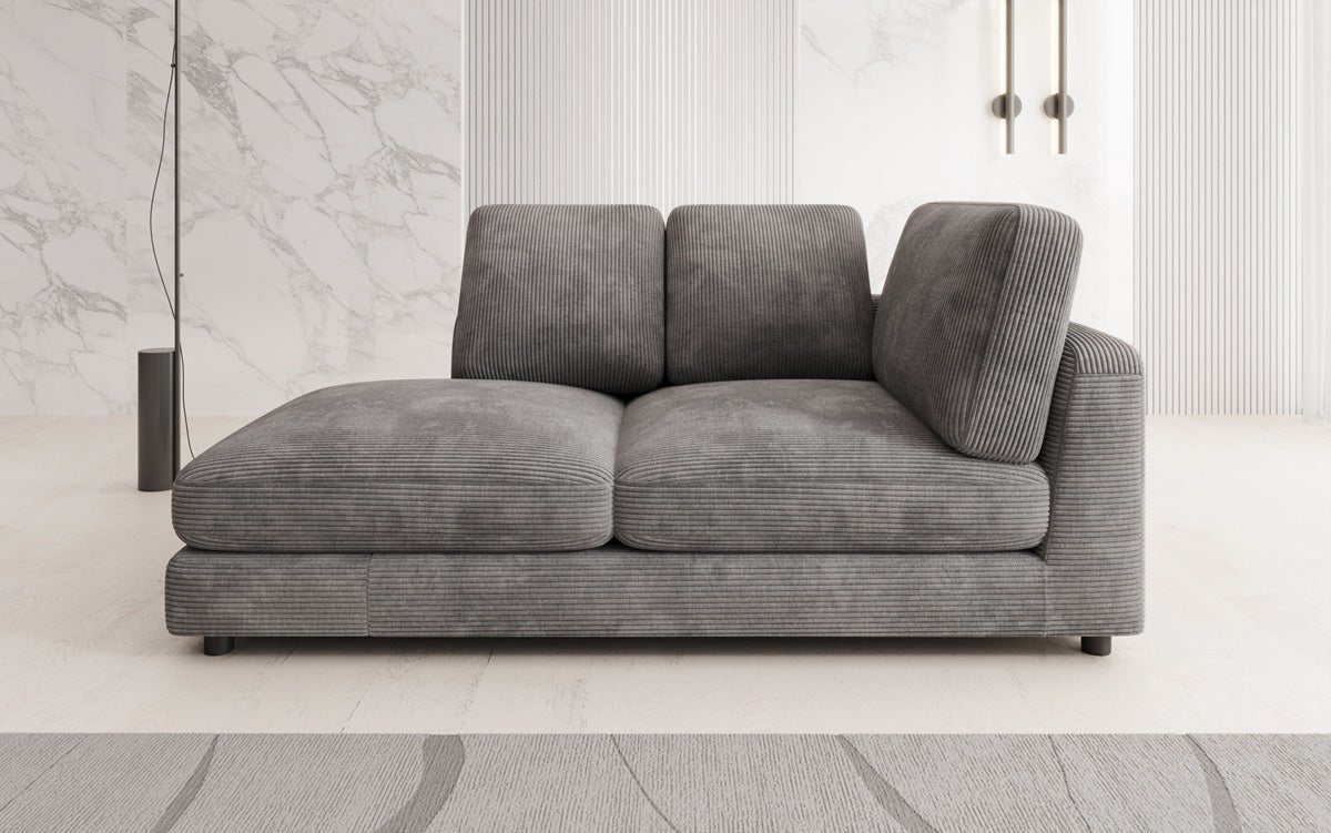 Designer Chaiselounge/Sofa Thalessa in Cord