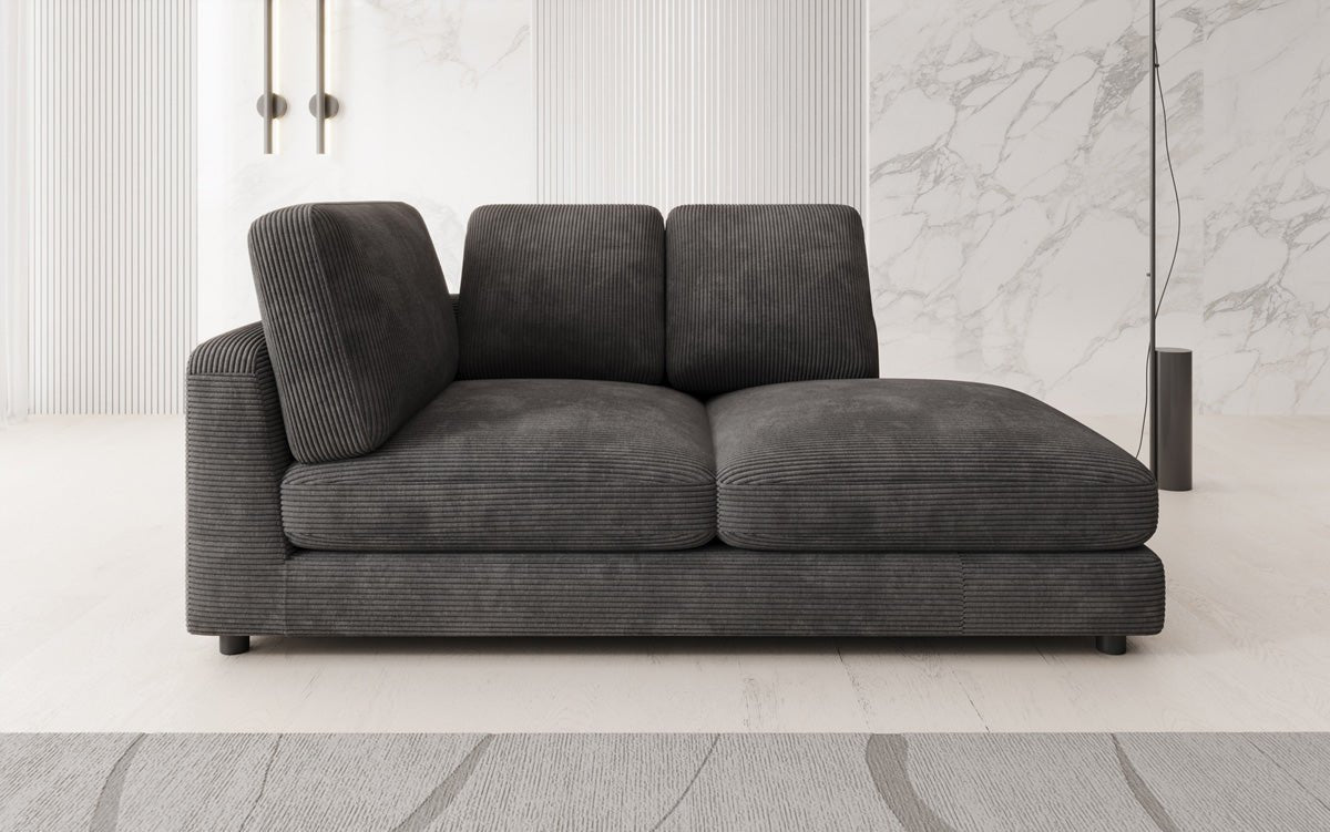 Designer Chaiselounge/Sofa Thalessa in Cord