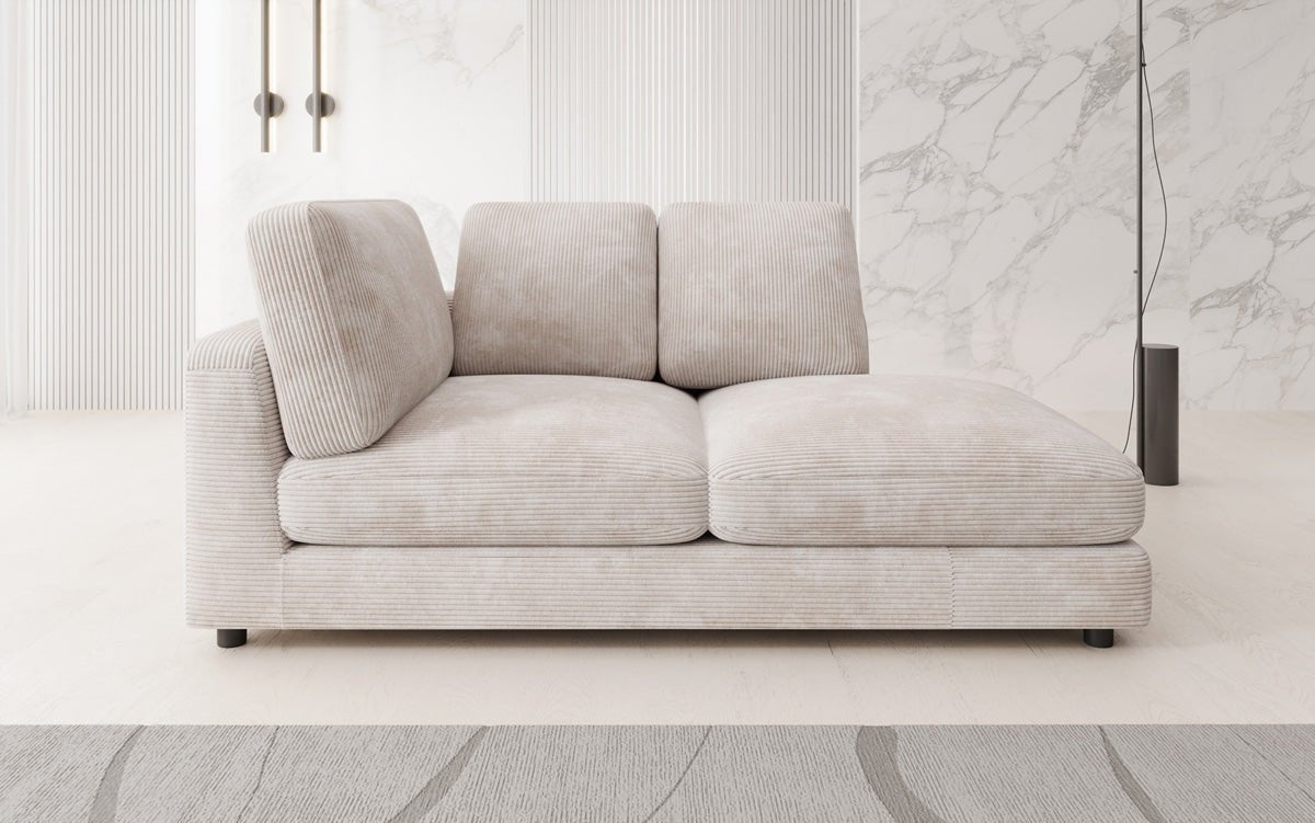 Designer Chaiselounge/Sofa Thalessa in Cord