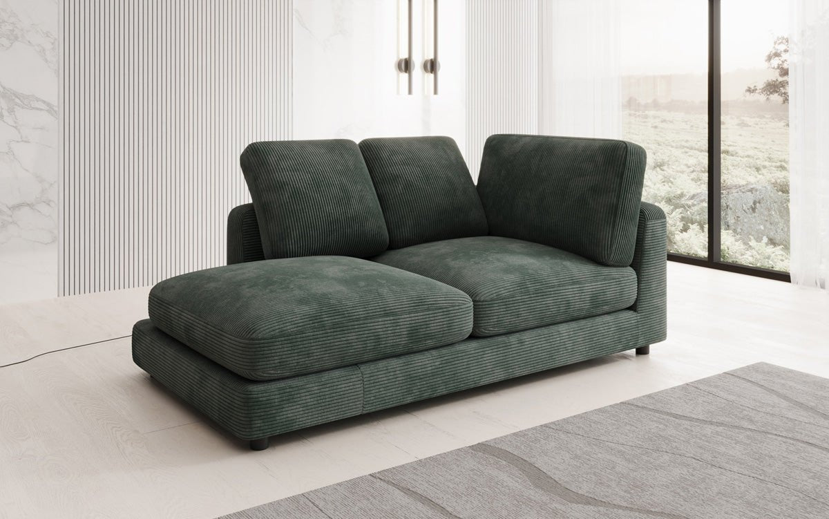 Designer Chaiselounge/Sofa Thalessa in Cord