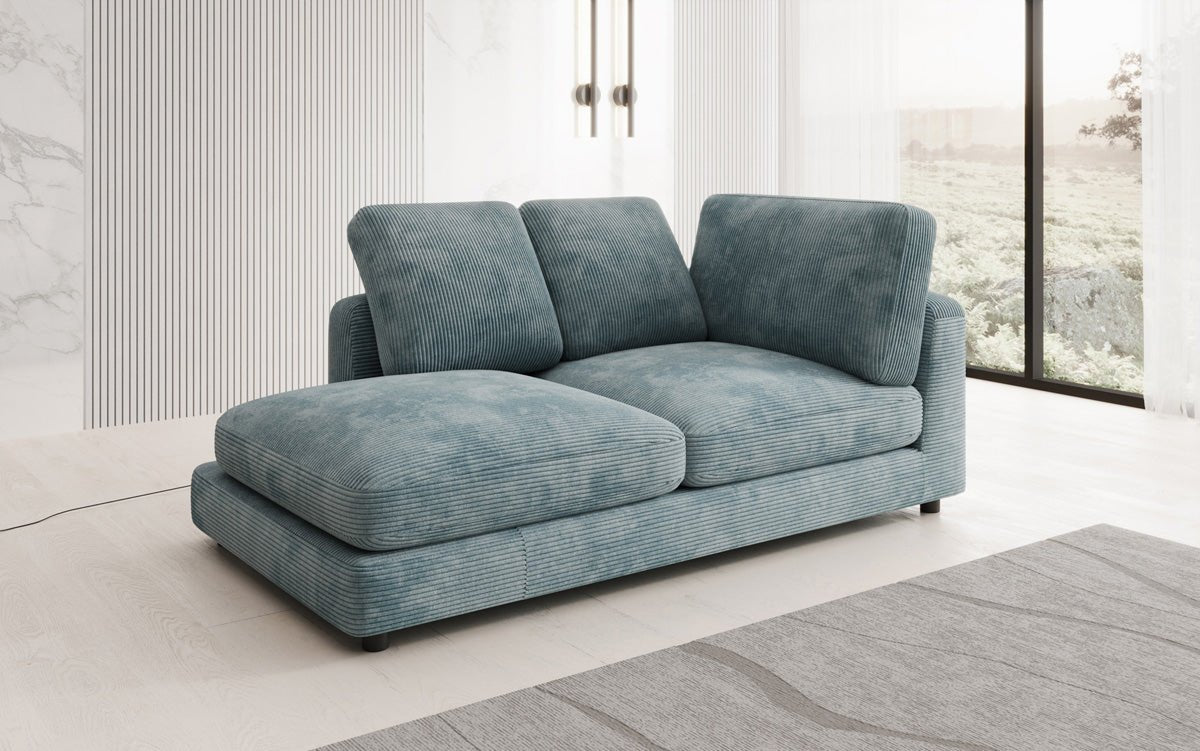 Designer Chaiselounge/Sofa Thalessa in Cord
