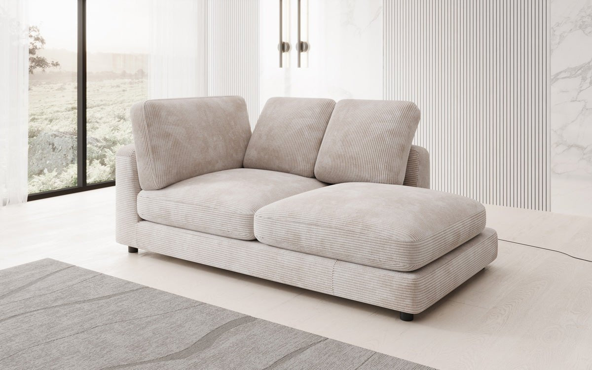 Designer Chaiselounge/Sofa Thalessa in Cord