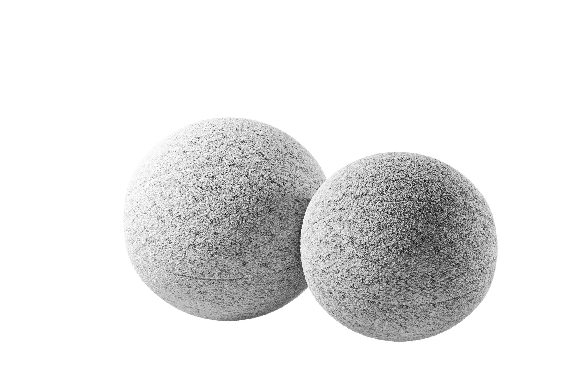 Zierkissen Set Globe/Sphere aus Bouclé