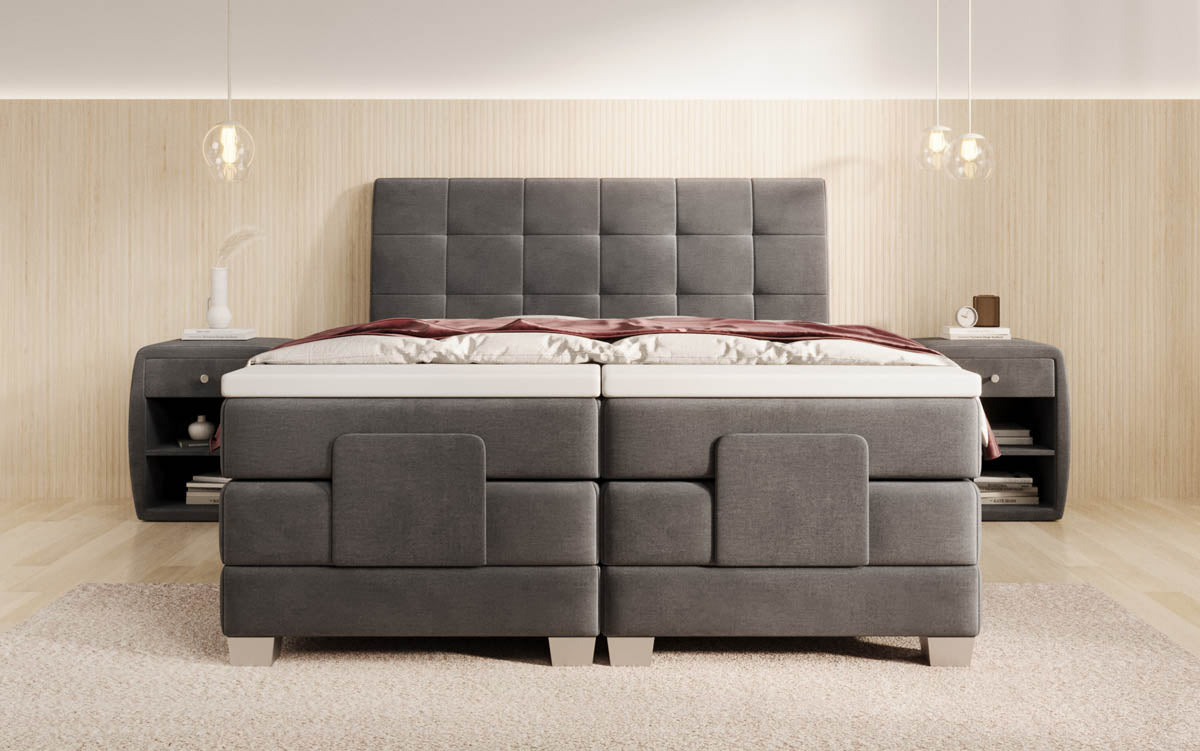 Boxspringbett Amara Samt elektrisch verstellbar