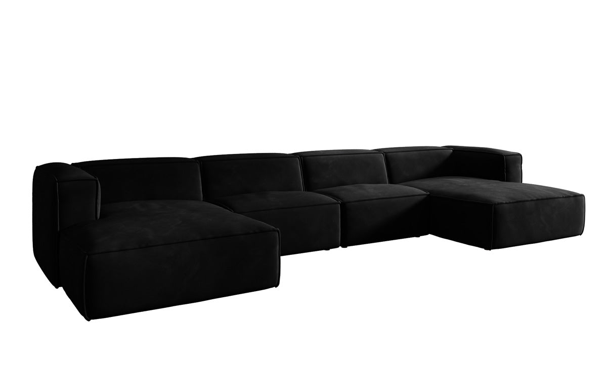 Designer Sofa Comfy U in Samt