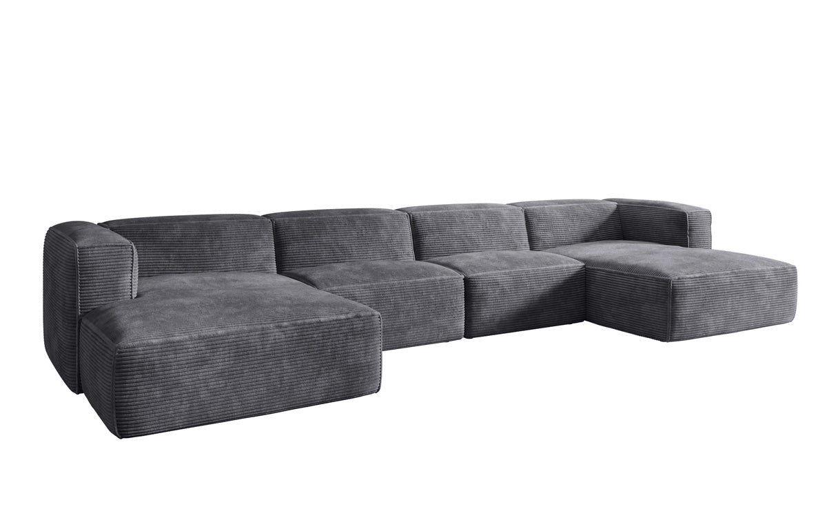 Designer Sofa Comfy U in Cord