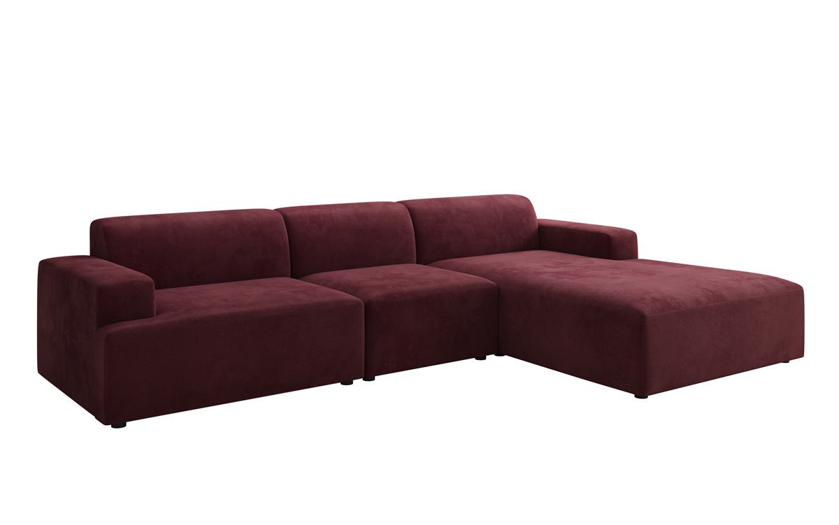 Designer Sofa Monza L Maxi in Samt