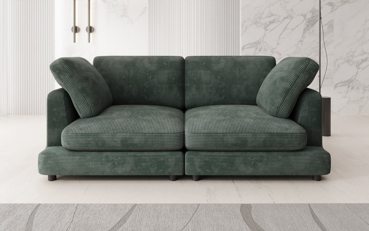 Designer 2 Sitzer Sofa Thalessa in Cord