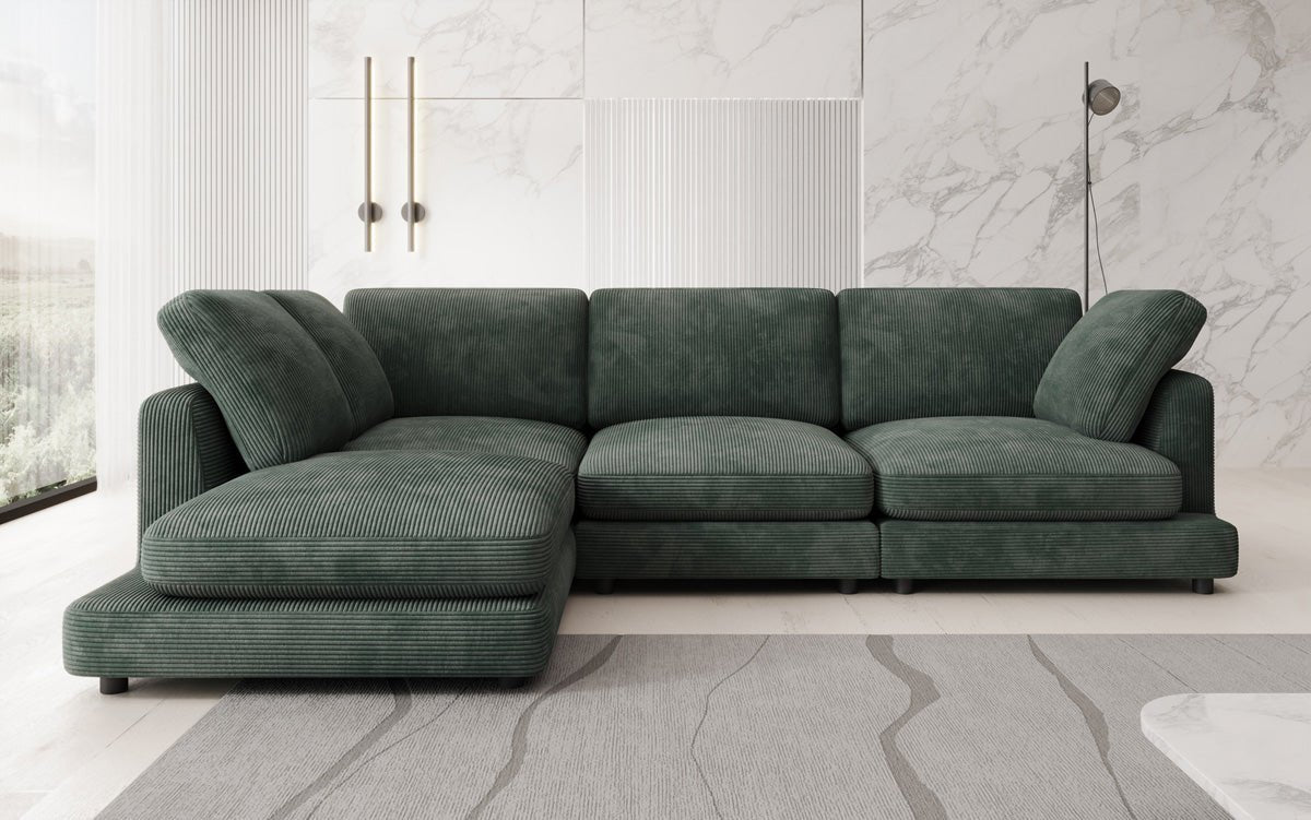 Designer Sofa Thalessa L in Cord