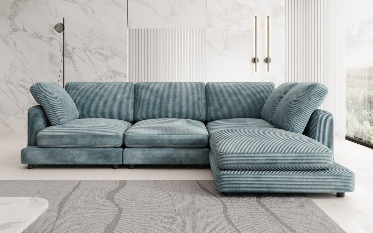 Designer Sofa Thalessa L in Cord