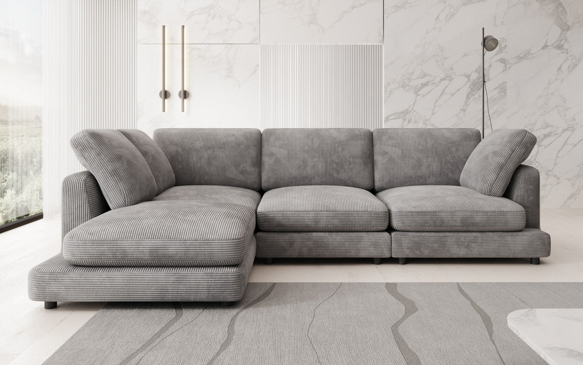 Designer Sofa Thalessa L in Cord