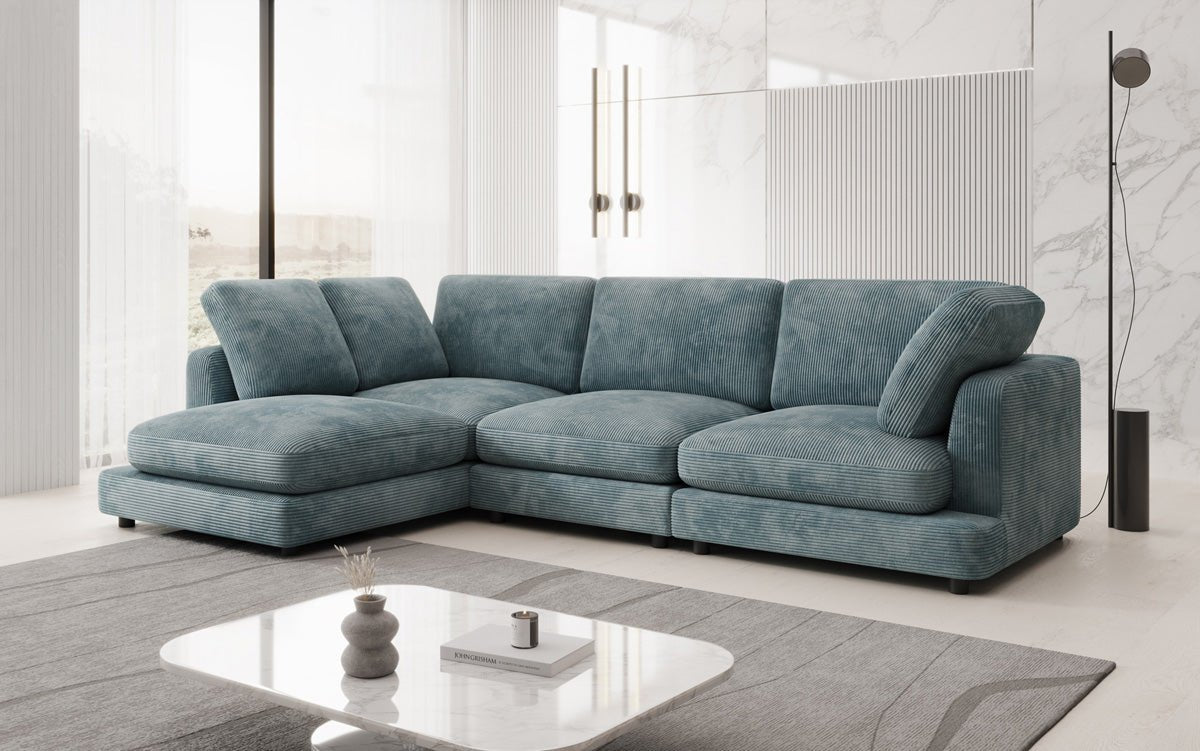 Designer Sofa Thalessa L in Cord
