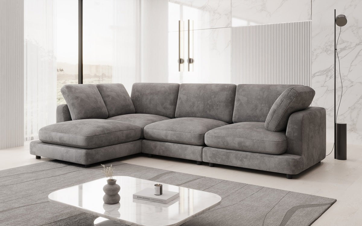 Designer Sofa Thalessa L in Cord