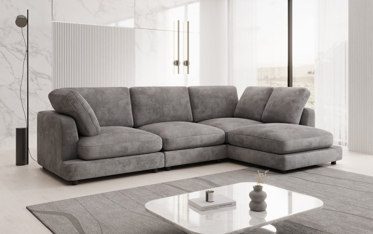 Designer Sofa Thalessa L in Cord
