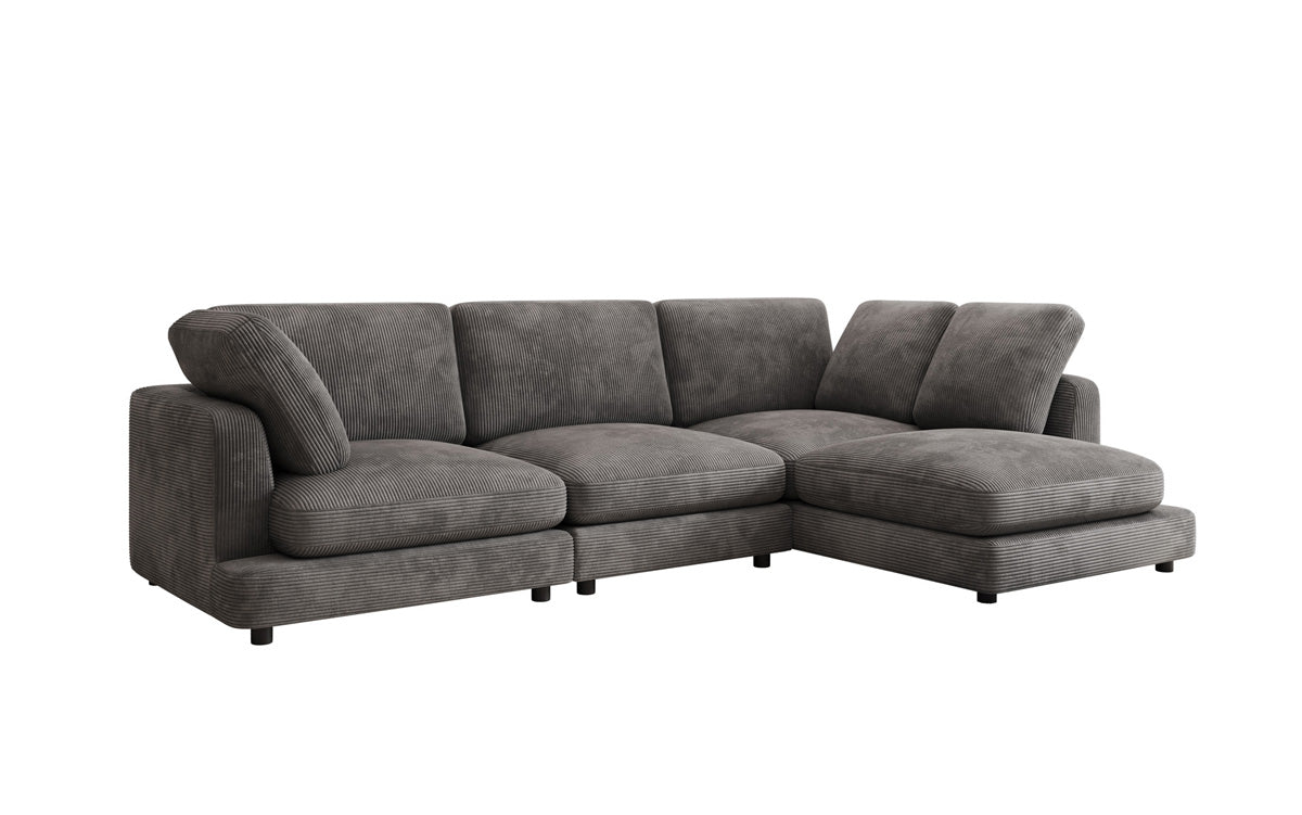 Designer Sofa Thalessa L in Cord