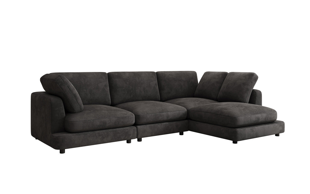 Designer Sofa Thalessa L in Cord